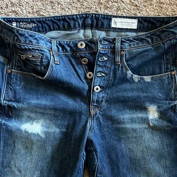 G-Star Raw | Arc 3D BTN Low Boyfriend restored denim jeans - Picture 4 of 10